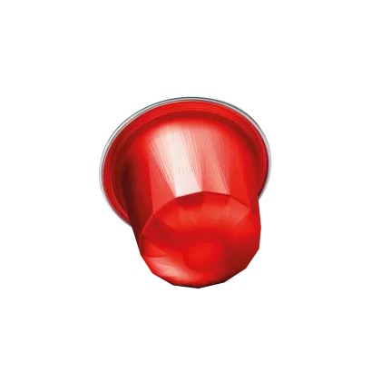 AluSense Premium Nespresso® Original compatible aluminium capsule in Scarlet Red