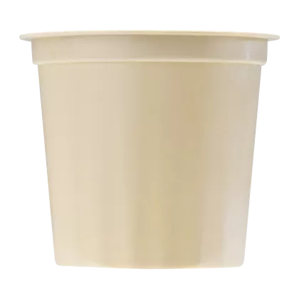 AluSense NatureCup fully compostable coffee pod in colour Silk Beige, compatible with Keurig® brewers.