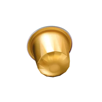 AluSense Premium Nespresso® Original compatible aluminium capsule in Honey Gold
